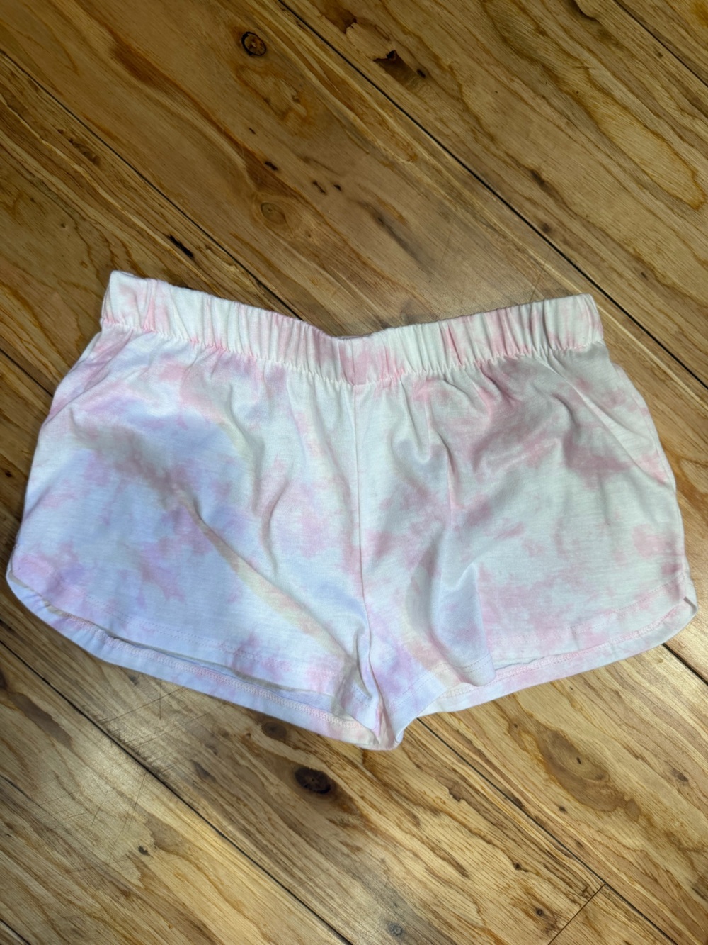 Carter's Pink Tie-Dye Elastic Waist Athletic Shorts